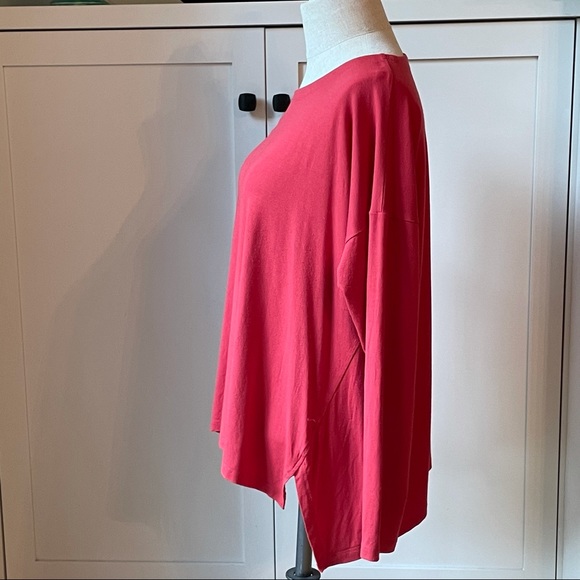 Eileen Fisher Bateau Neck Top - L - Picture 2 of 5